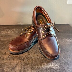 Mens Timberland Leather Boat Dress Casual Shoe 9M